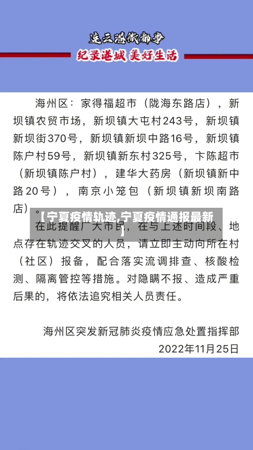 【宁夏疫情轨迹,宁夏疫情通报最新】
