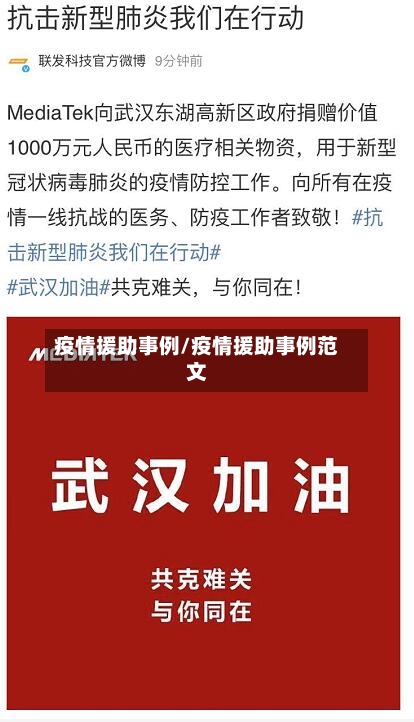 疫情援助事例/疫情援助事例范文